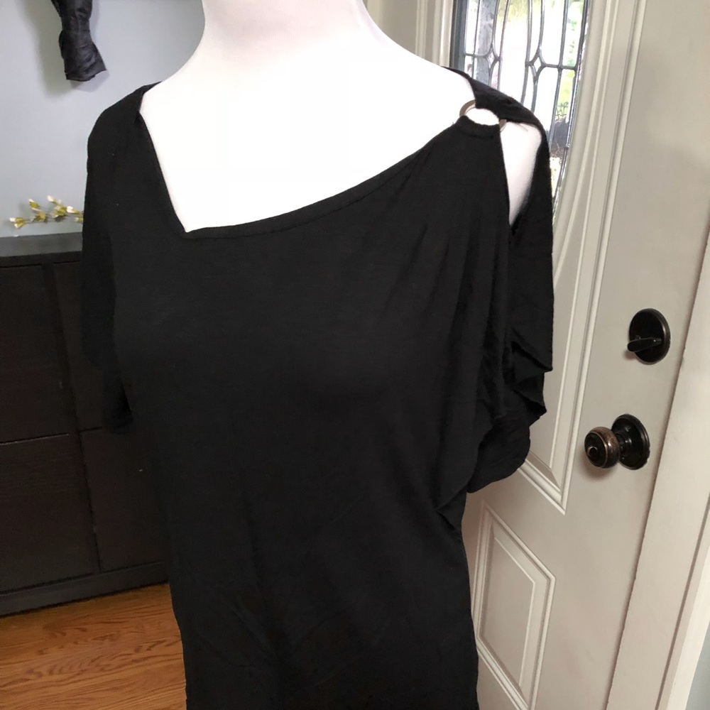 WHBM black shirt. Sz. M. EUC!